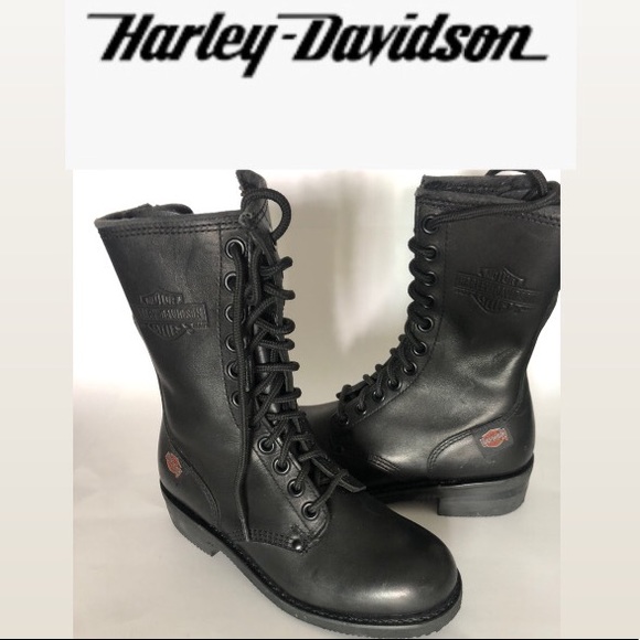 Harley Davison Combat Boots - Picture 1 of 7